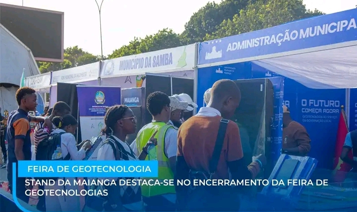 STAND DA MAIANGA DESTACA-SE NO ENCERRAMENTO DA FEIRA DE GEOTECNOLOGIAS